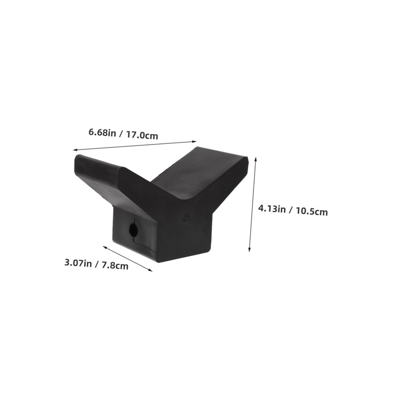 Mikinona Heavy Duty Shaped Bow Stop for Trailers Reliable Support