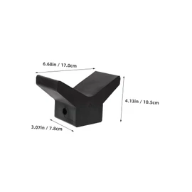Mikinona Heavy Duty Shaped Bow Stop for Trailers Reliable Support for Fishing Boats and Motorboats Reduces Bumps and Vibrations Easy Installation Compatible with Various Boat