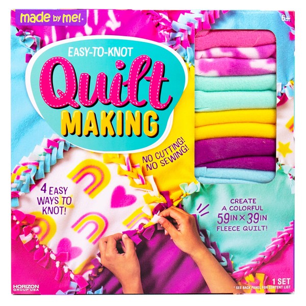 Made By Me Easy-to-Knot Quilt Making by Horizon Group USA,