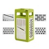 4 Sides Grater Stainless Steel Foldable Shredder Cheese Vegetable Flat