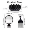 Benaewa 3 Pcs Hair Sponge, Afro Washable Twist Hair Sponge