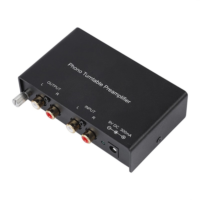Dual channel Phono Preamplifier RCA Preamplifier Output Noise Cancelling Phono
