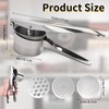 LAGAHS Potato Masher Stainless Steel, Potato Ricer Mashed Potatoes with