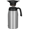 Thermos TTB-2000 SBK Stainless Pot, 67.6 oz (2 L), Stainless
