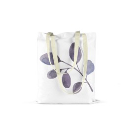 Le Jardin du Lin Printed Shopping Bag, Reusable Bag, Foldable, Fabric Bag with Two Long Handles, Size: 48 x 55 cm