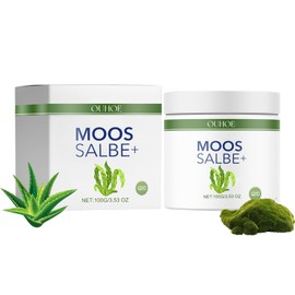 Moossalbe Plus - Moossalbe Gesicht Falten - Feuchtigkeitsspendende Gesichtscreme - Anti-falten-creme Frauen Gesichtspflege - Moossalbe mit Kollagen & Aloe vera - Moossalbe Damen Reduzieren Trockenheit