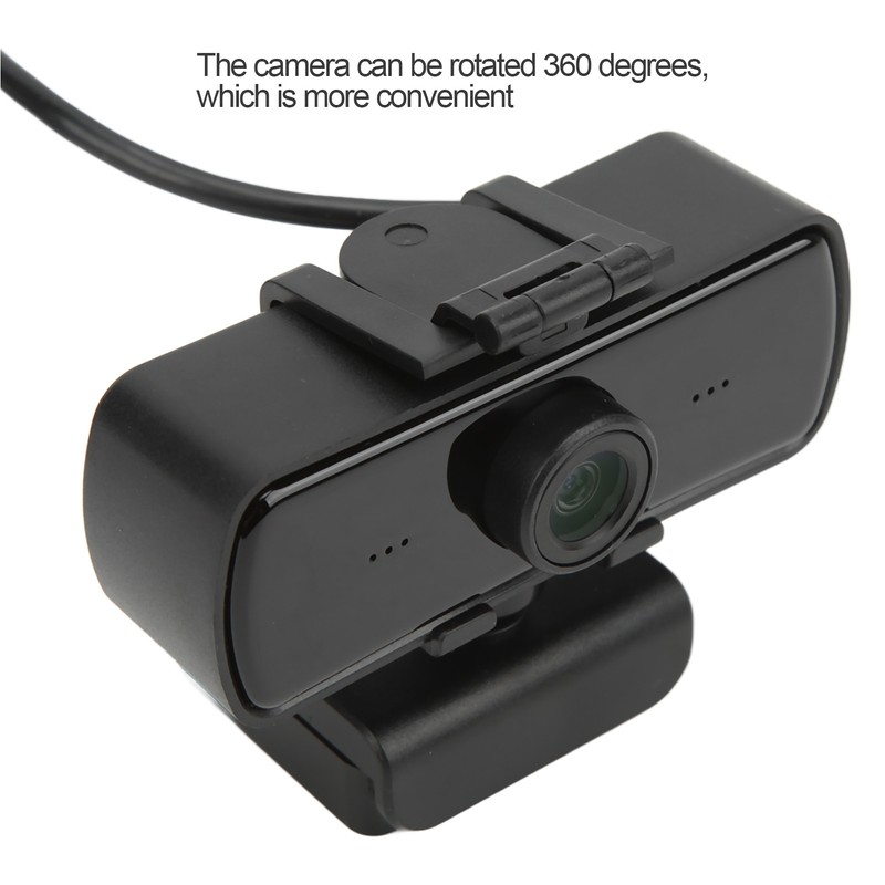 Computer Camera HD 1440p Noise Reduction USB Webcam with Mic