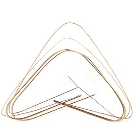 Gold Welding Rod, 4pcs 0.5mm 0.7mm 1.0mm 1.5mm Gold Silver Welding Rods Solder Wire Low Temperature Metal Soldering Rods Gold Silver