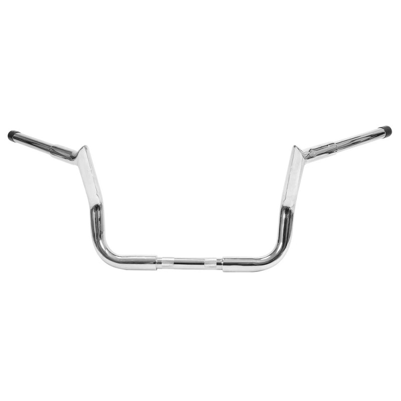 vool2807 10" Silver Meat Hook Monkey Bar Ape Hangers Handlebar