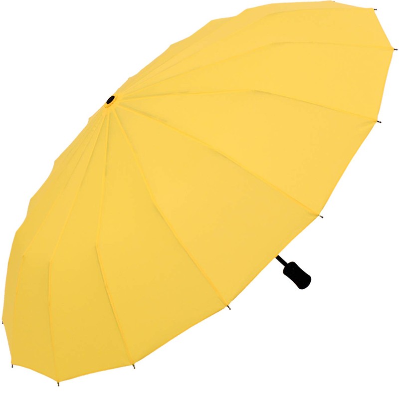 iX-brella Pocket Umbrella 16 Pieces with Hand Opener, yellow, Pocket