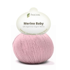 PASCUALI Merino Baby 100% Virgin Wool Merino Wool for Knitting and Crocheting, Set: 4 Balls - 200 g, Colour: Rose 310