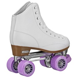 Pacer Stratos Traditional Quad Roller Skates, White sz 3