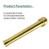 6" Garden Water Hose Nozzle with Garden Hose Shut Off