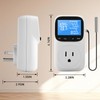 Diymore 1800W Plug in Digital Thermostat Temperature Controller Electric Thermostat