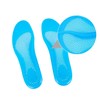 Healvian 1pair Thick Gel Sports Insoles Breathable Shock-absorbing Shoe Pads