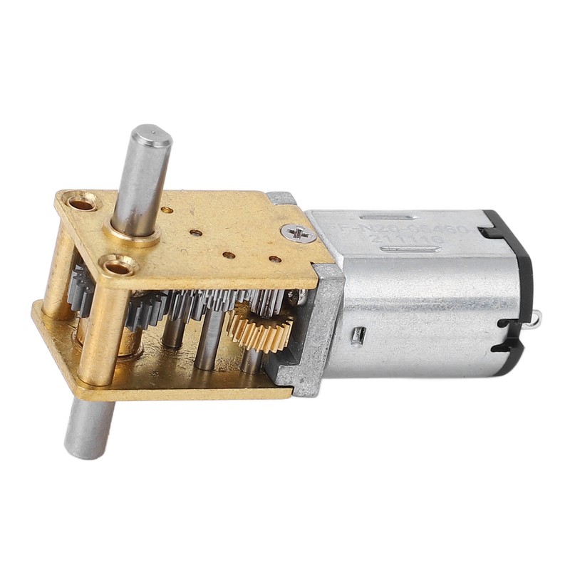 Gear Motor Speed Reduction Dual Output Shaft Worm Brushed Large