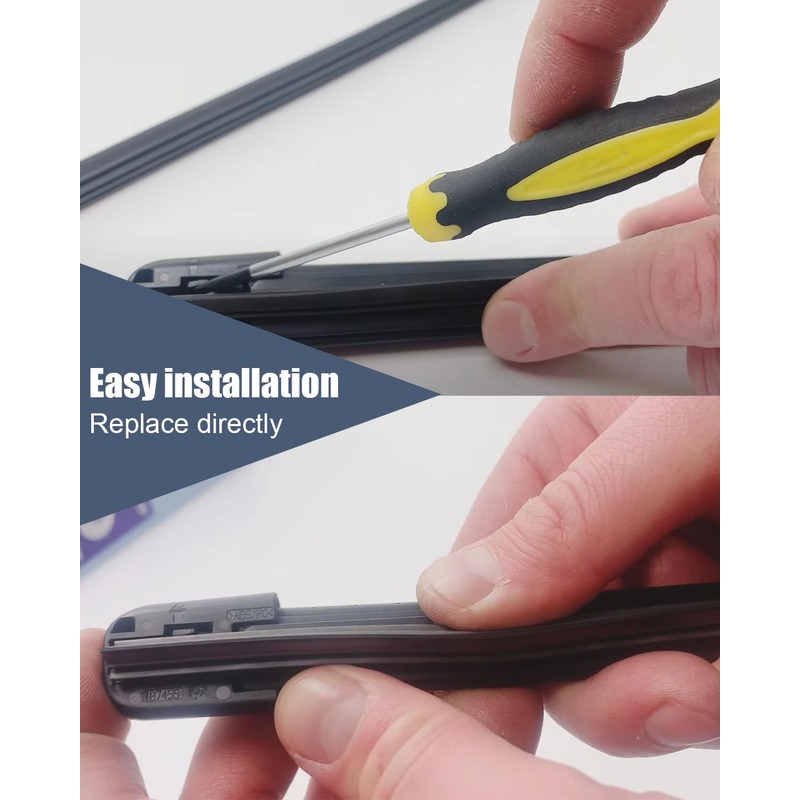 Front Windshield Wiper Blade Refill Fit for Volvo S60 V60