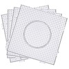 BANCHELLE Fuse Beads Boards Plastic PegBoards Large Clear for 5