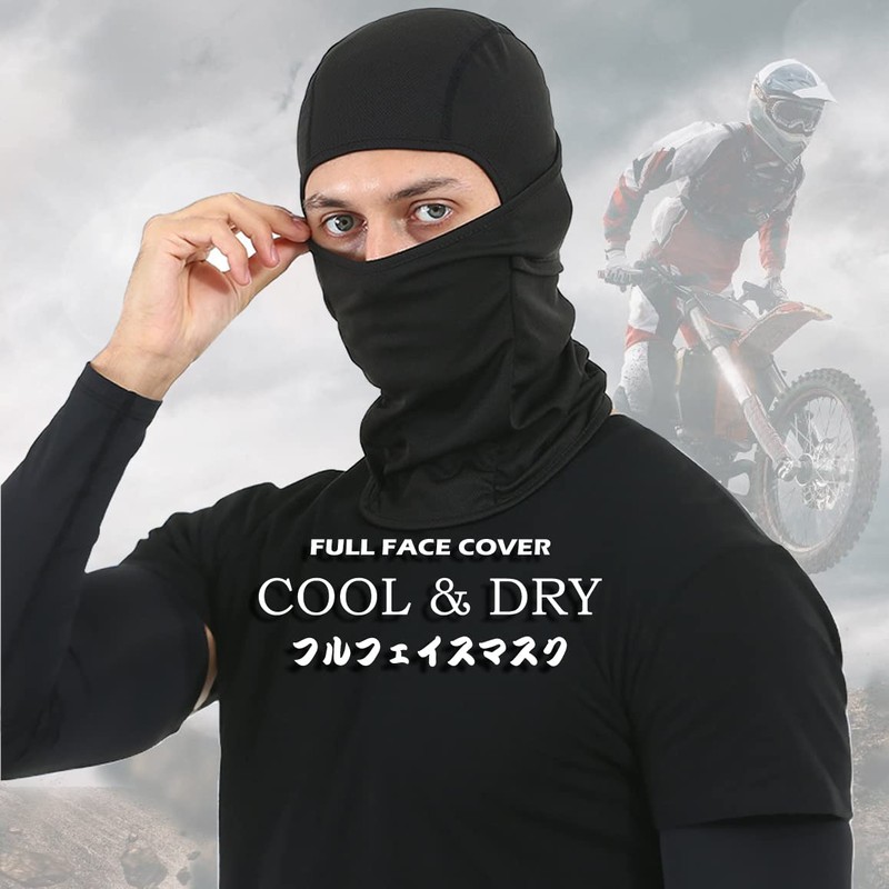 Trifong Full Face Mask, Covered Mask, Face Cover, Cooling Sensation,