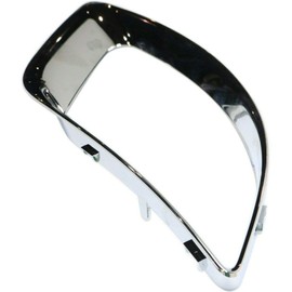 DAT AUTO PARTS Front Left Driver Side Fog Light Cover Bezel Trim Replacement For 2014-2020 Dodge Durango Except 2018-2020 SRT/RT Models Silver Chrome Smooth Plastic CH1038163 5113745AB