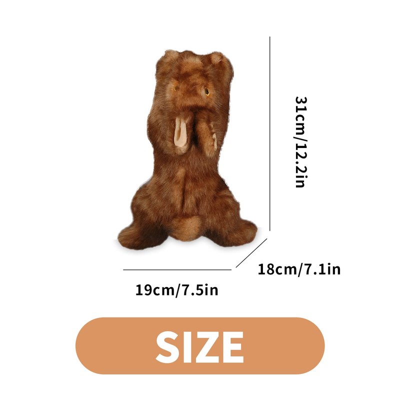 All For Paws Rabbit Dog Toy with Squeaker, 12-inch/ 30