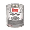 Oatey 31122 Heavy-Duty Fast Set Cement, 32 oz, PVC Gray
