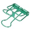 19mm 80pcs Binder Clips Strong Clamping Force Metal Hollow Tail