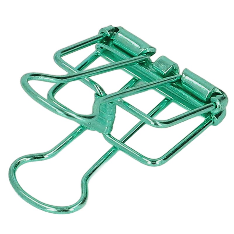 19mm 80pcs Binder Clips Strong Clamping Force Metal Hollow Tail