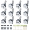 RealPlus Combination Cam Locks 3/4" Cylinder Cabinet Lock Security Combi-Cam