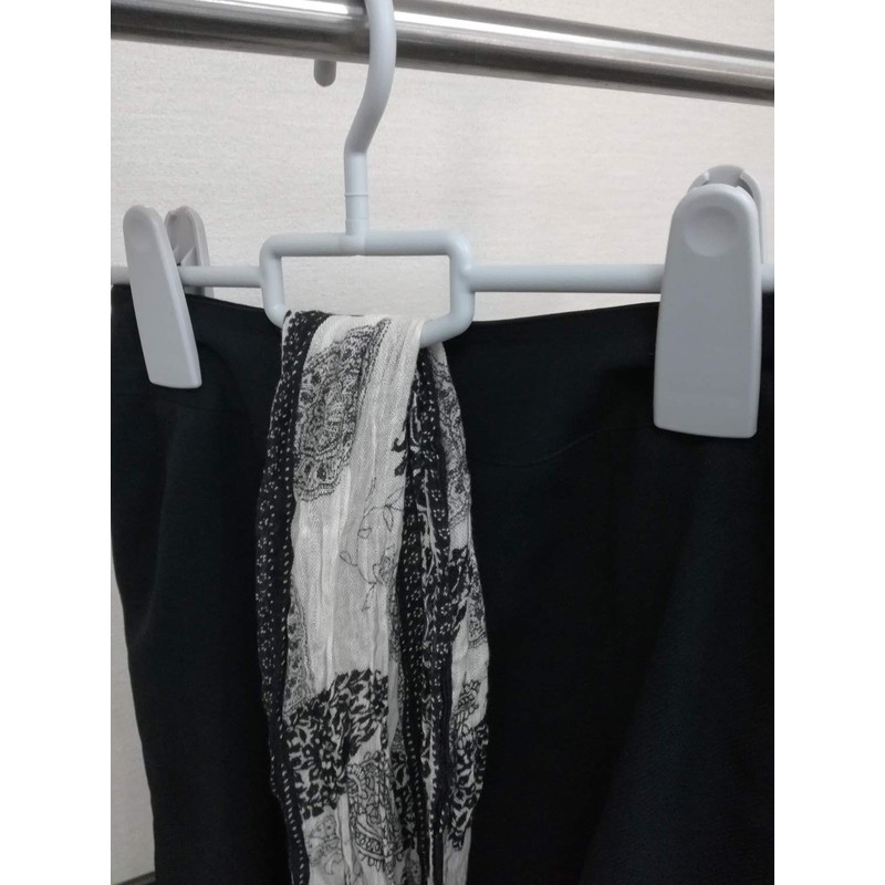 Monocloset Skirt Hanger Big Clip Swivel Hook Interlocking Hook Scarf