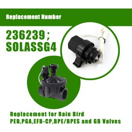 ANP PUAUTO SOLASSG4 Solenoid Repair Kit Replacement for HydroRain Rain Bird 24V SOLASSG4 Sprinkler System PEB PGA EFB-CP BPE BPES and GB Valves,236239 Efficient Water Control(2 Pack)