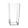 Royal Imports Flower Vase Acrylic Square Tapered Decorative Centrepiece for