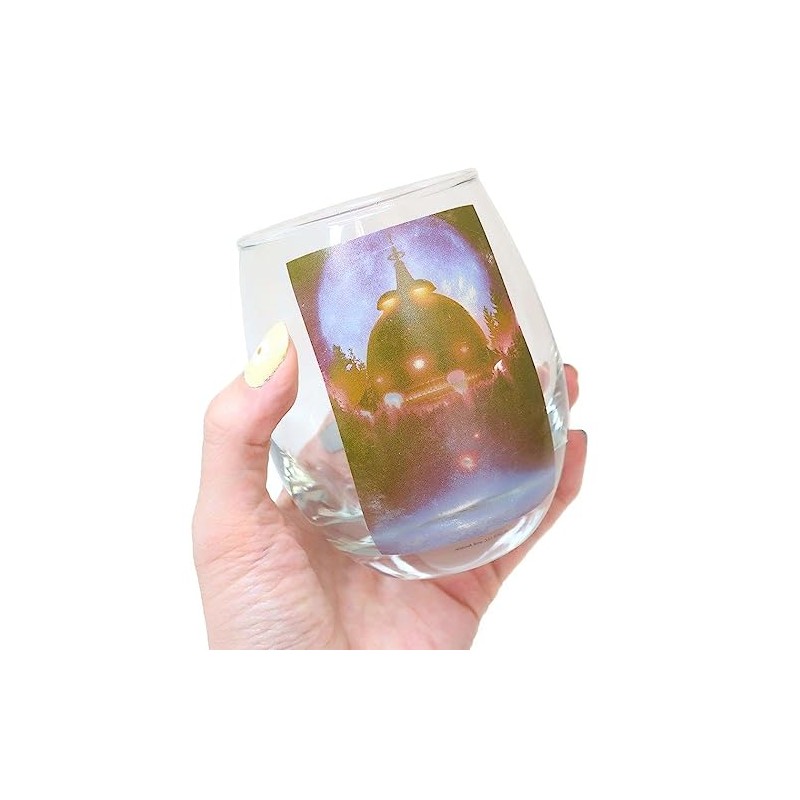 Sunart E.T. SAN3987-1 3D Glass, Spaceship, Retro Movie, ET Goods,