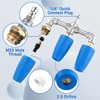 EZALOR Triple Turbo Nozzle Pressure Washer, 360° Rotating Turbo Nozzle