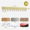 Josmimic Wall Necklace Organizer Holder: Wall Mounted Jewelry Hanging Storage