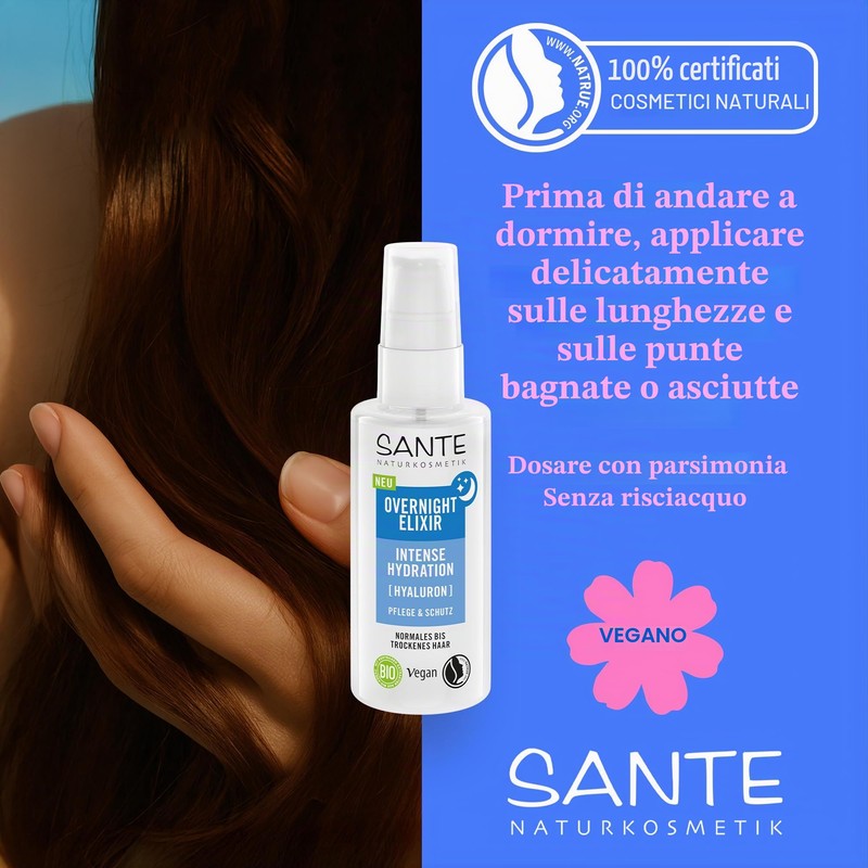 SANTE Naturkosmetik Overnight Elixir Intense Idration – 75 ml –