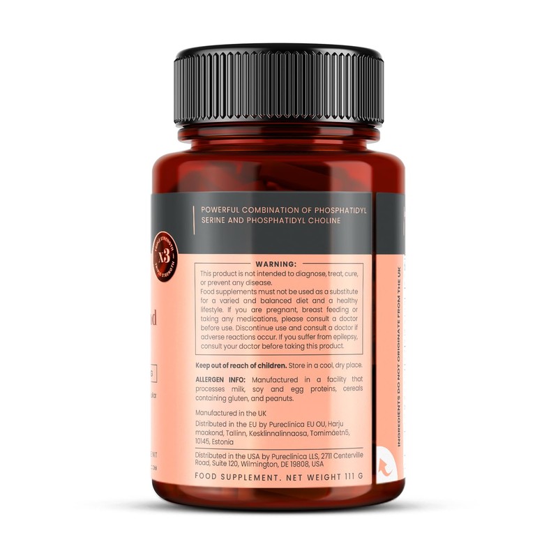 Triple Strength Phosphatidyl Serine and Phosphatidyl Choline 350mg x 240