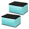 Astro 618-76 Storage Case for Blankets, Water Blue x Black,