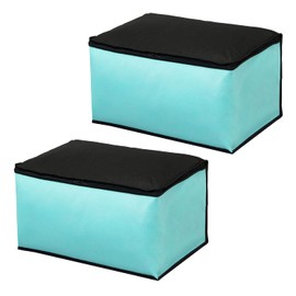 Astro 618-76 Storage Case for Blankets, Water Blue x Black, Non-woven Fabric, Silica Gel, Moisture Wicking, Deodorizing, Dehumidification