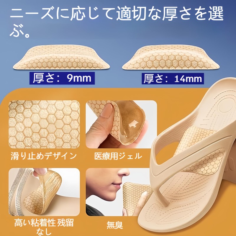KUENZ Arch Support, Arch Support, Insole, Shock Absorption, Protective Pad,