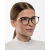 Optik U Blue Light Blocking Glasses for Women Round Frame