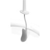 Toilet Brush with Slim Holder Flexible Anti-Drip