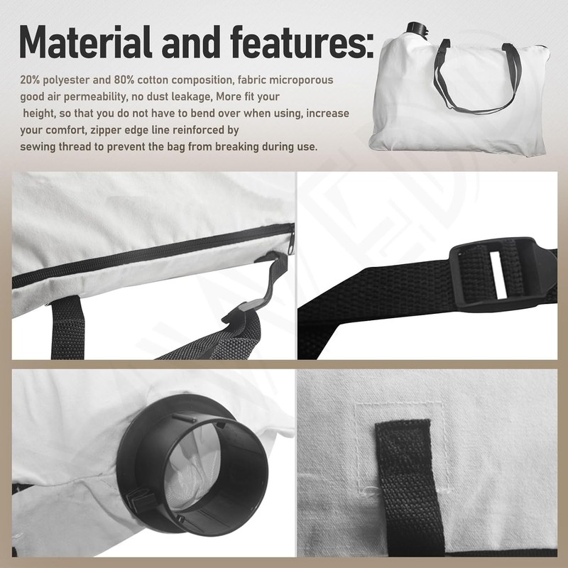 610004-01 Shoulder Bag, Compatible with Black & Decker 614000401 BV005,