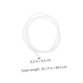 Mikinona 2PCS Breastfeeding Pump Tubing Compatibility for Electric Manual Pumps Reusable Safe Accessories for Convenient Breastfeeding