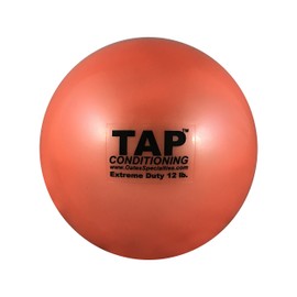 TAP Conditioning Pummel Ball - 12 Pound | Slam Ball | Strength & Conditioning Crossfit, Explosive Throws, Plyometric & Core Training, Squats, Lunges, Wall Exercises