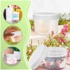 Pack of 20 Small Containers, Plastic Jars with Lids, Small