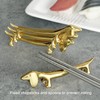 4 Pieces Chopsticks Holder Cute Animal Chopsticks Rest for Dining