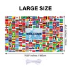 World Flags Banner Decorations - 230 Country Flags, Olympic Party