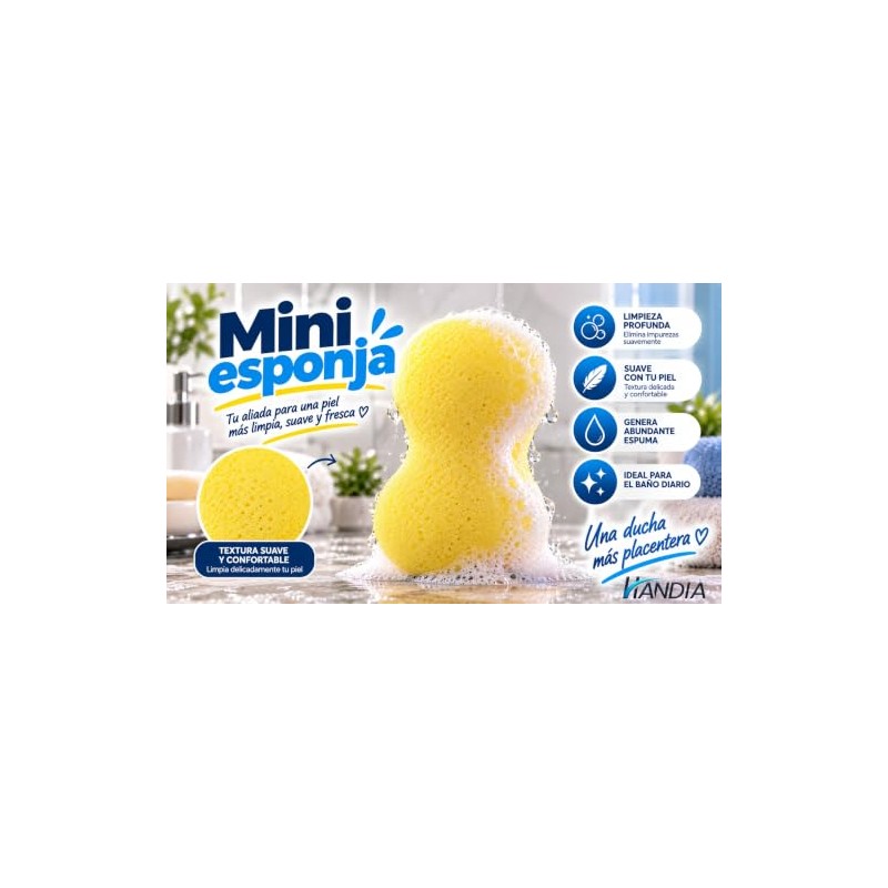 Estropajo Exfoliante Corporal de Flor (6 Pzs)