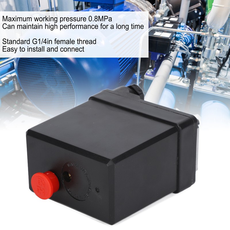 Pressure Control Switch 3 Phase Pneumatic Air Compressor Controller G1/4in